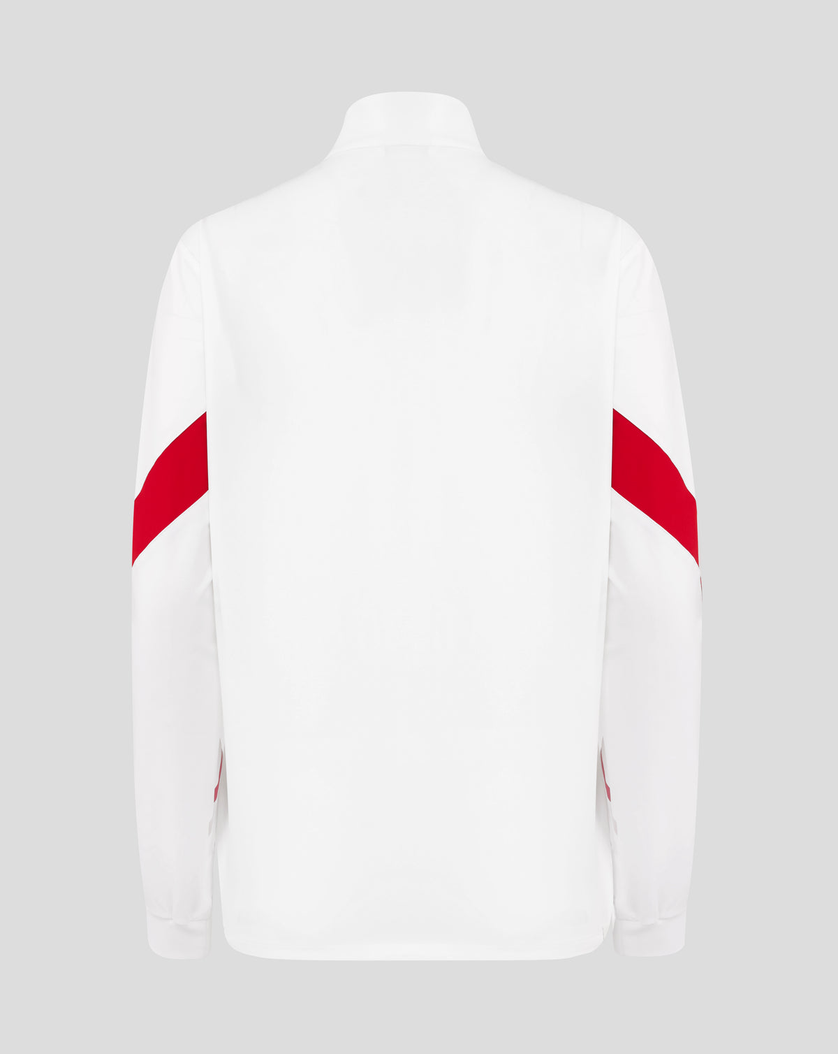 England Rugby Red Roses Long Sleeve Anthem Jacket O2 – Women's Fit - Brilliant White/Jester Red