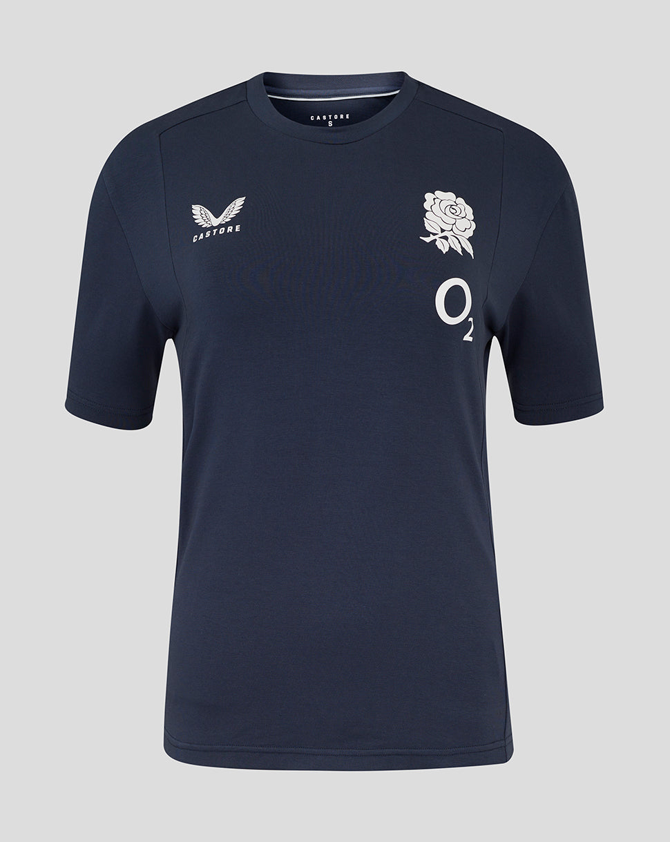 Women's England Rugby 25/26 Travel Short Sleeve Tee - Inkwell - Inkwell