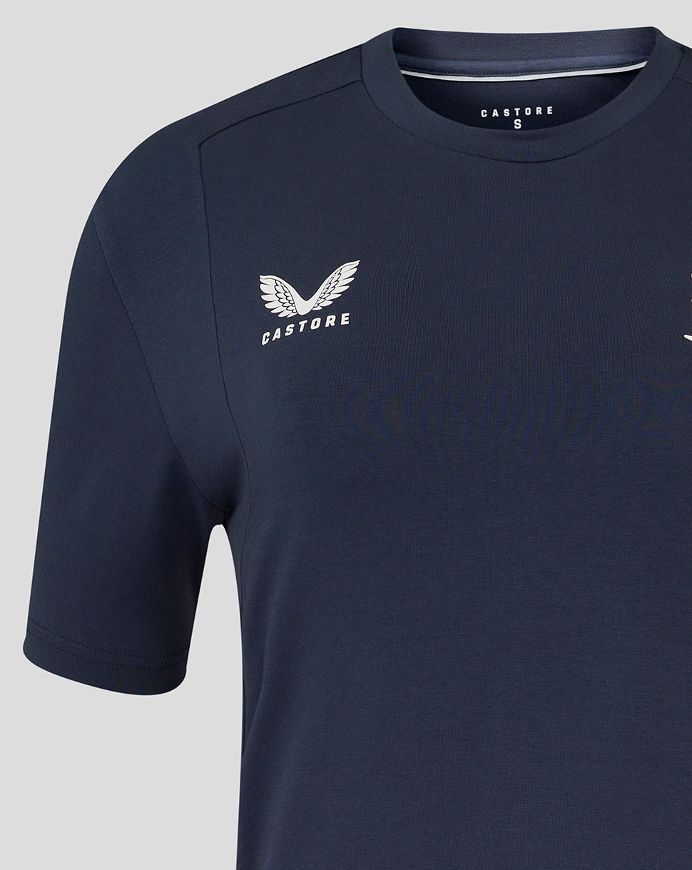 Women's England Rugby 25/26 Travel Short Sleeve Tee - Inkwell - Inkwell