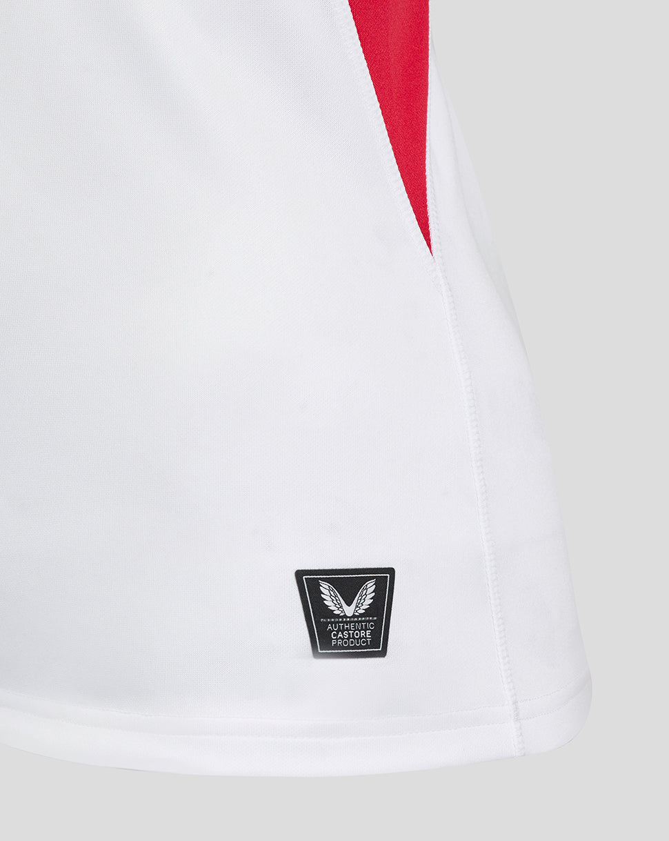 Women’s England Rugby Red Roses Home Short Sleeve Pro Shirt – Brilliant White