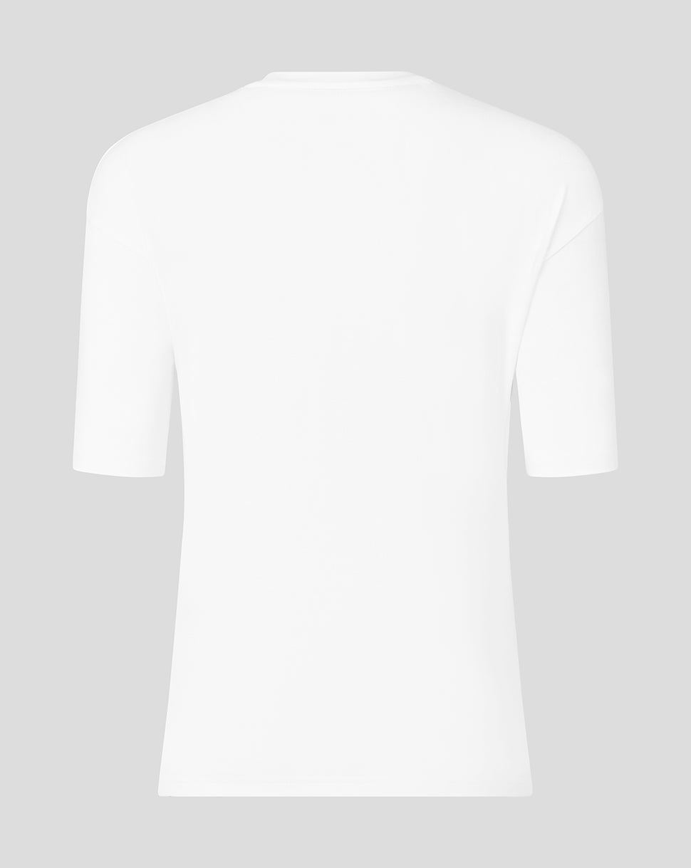 Saracens Women's 25/26 Travel Short Sleeve Tee - White