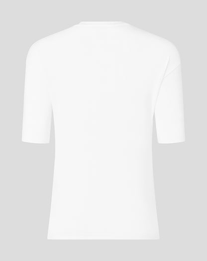 Saracens Women's 25/26 Travel Short Sleeve Tee - White