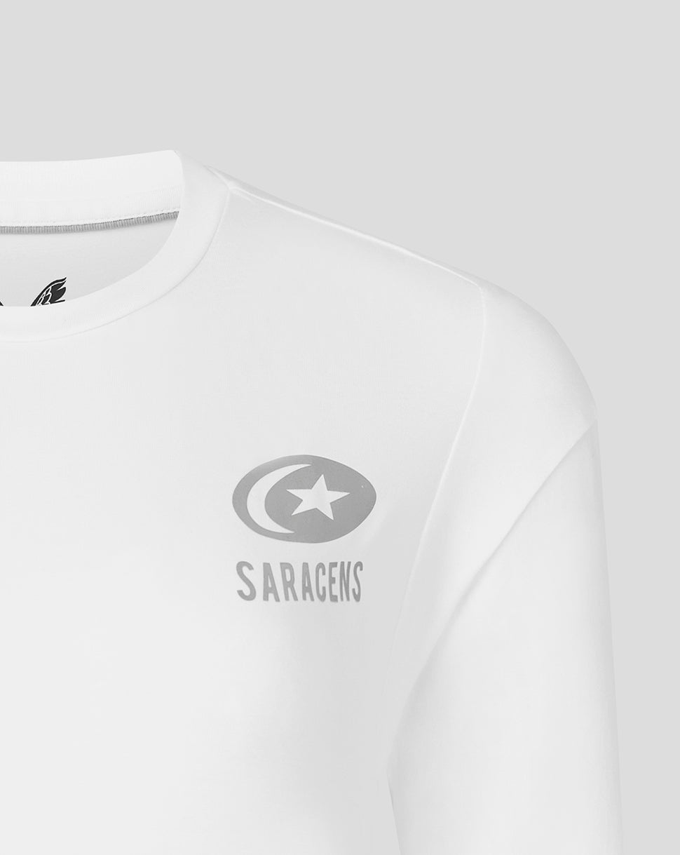 Saracens Women's 25/26 Travel Short Sleeve Tee - White