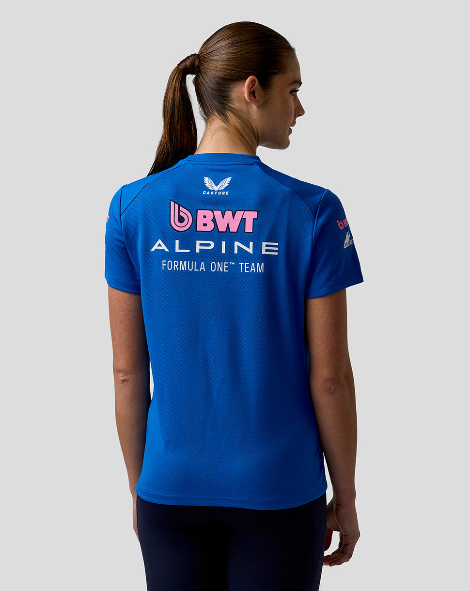 Official Women’s BWT Alpine Formula One Team Set Up T-Shirt - Lapis Blue