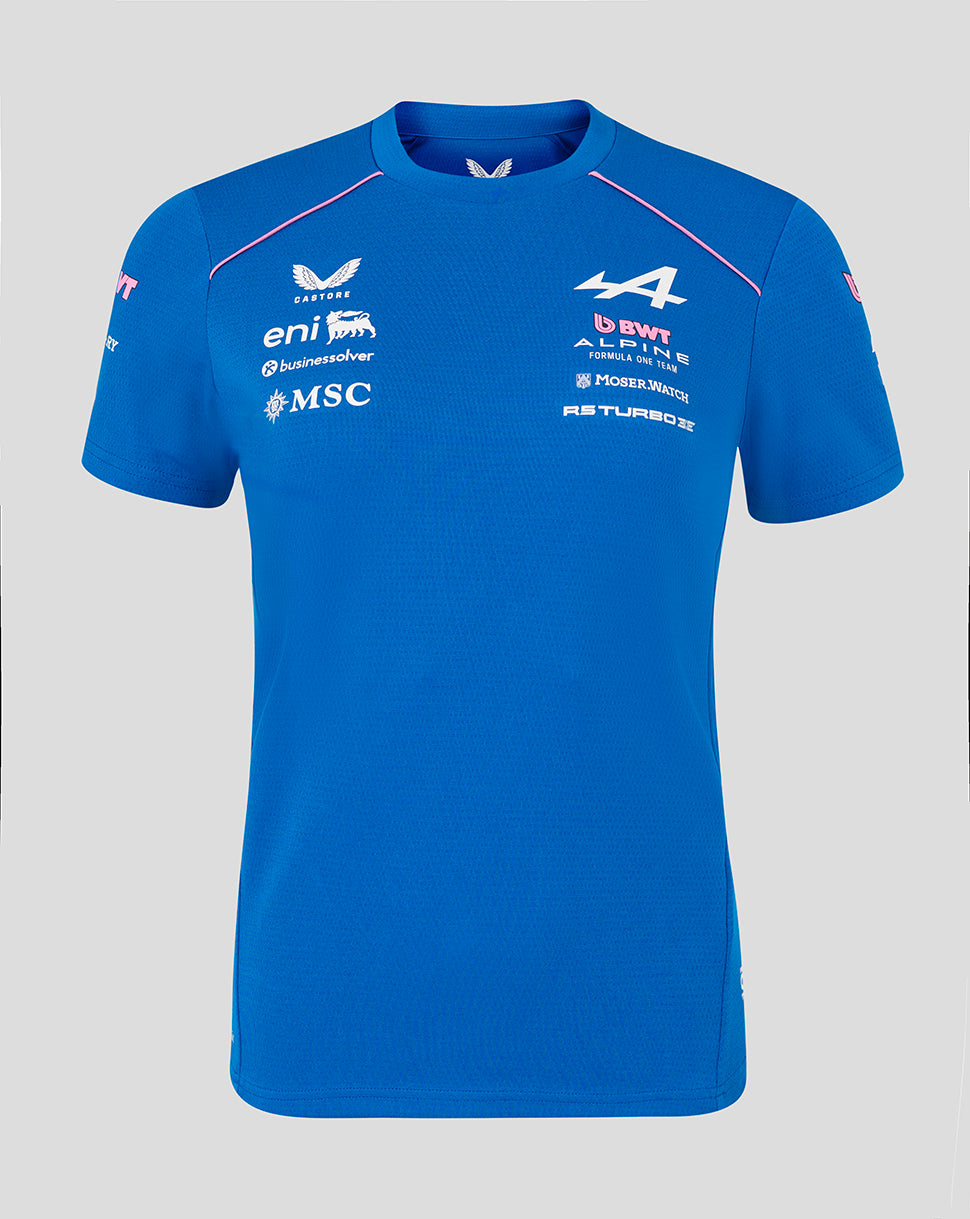 Official Women’s BWT Alpine Formula One Team Set Up T-Shirt - Lapis Blue