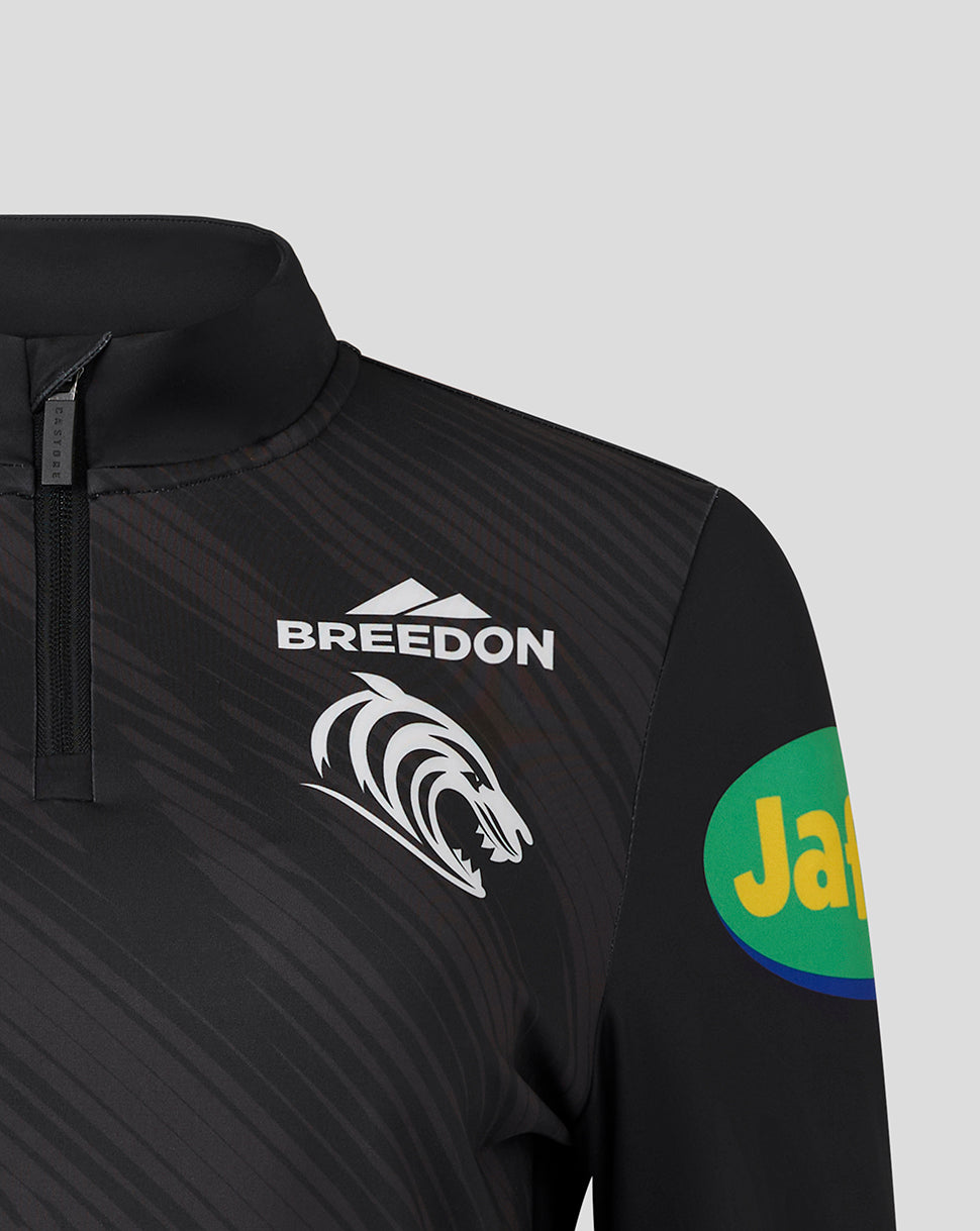 Leicester Tigers Women's 25/26 Training Quarter Zip - Black - Black