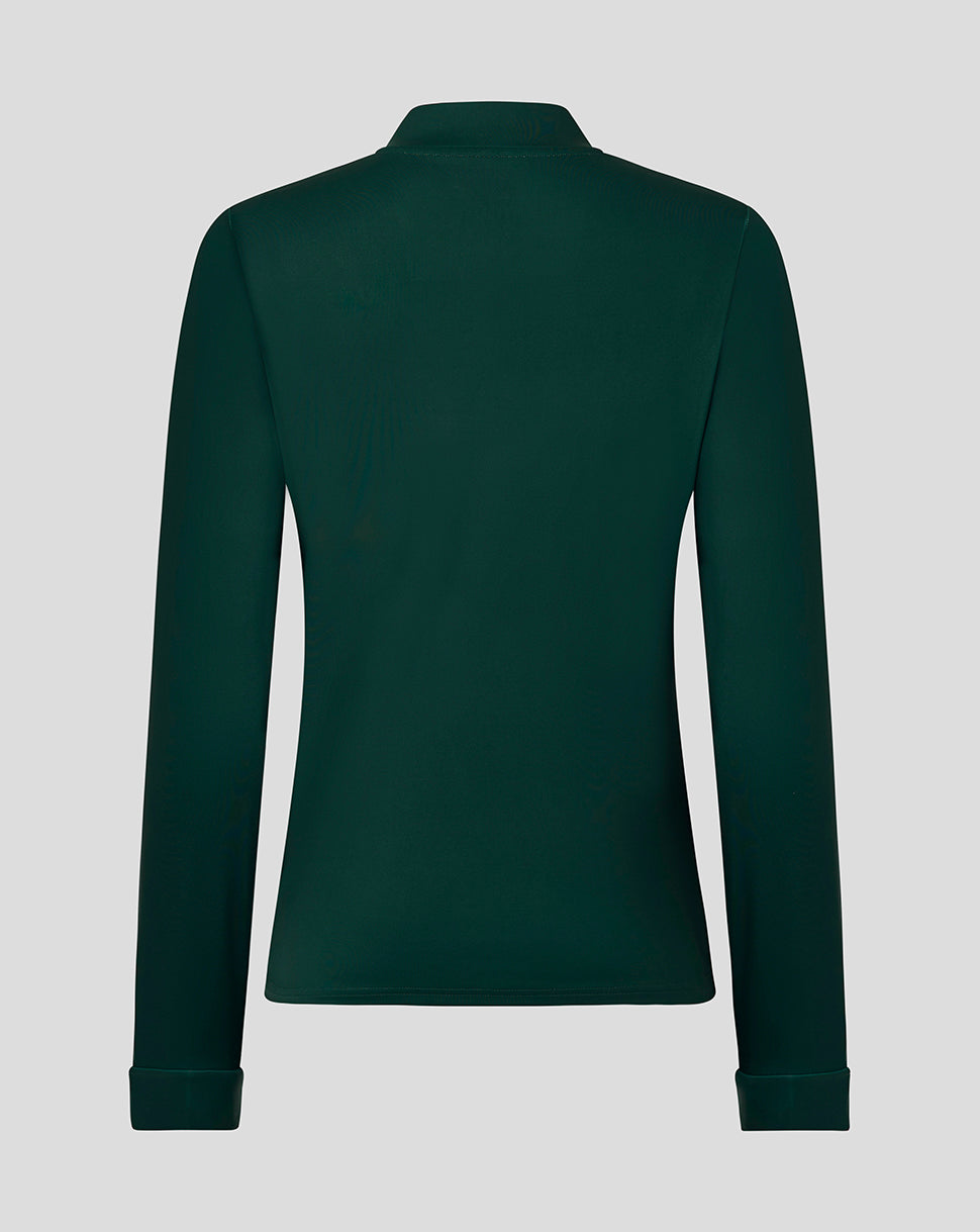 Leicester Tigers Women's 25/26 Training Quarter Zip - Dark Green