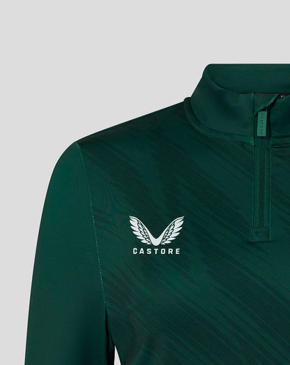 Leicester Tigers Women's 25/26 Training Quarter Zip - Dark Green