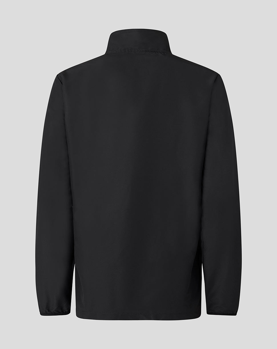 Leicester Tigers Women's 25/26 Woven Pre Match Jacket - Black