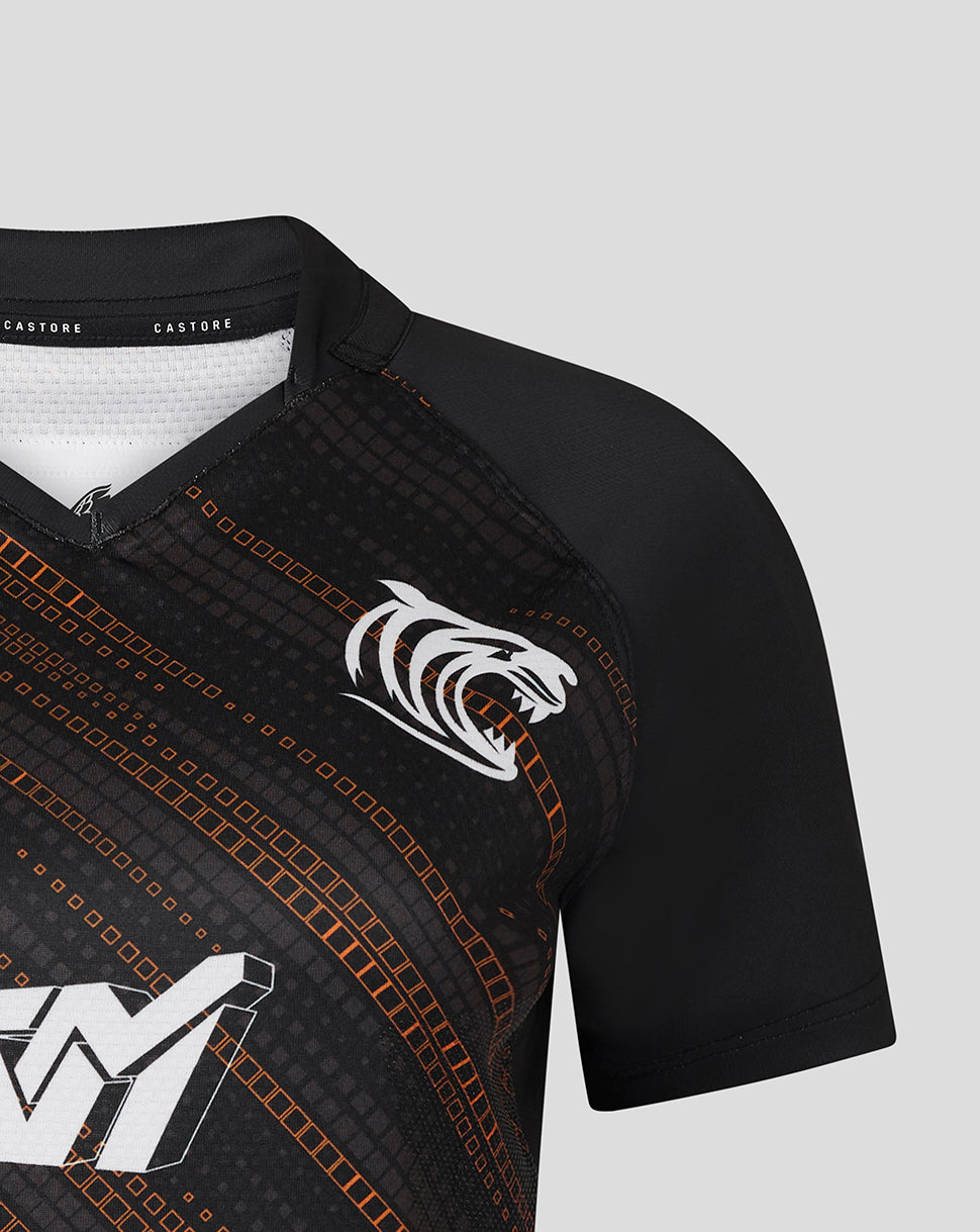 Leicester Tigers Women's 25/26 Warm Up Jersey - Black - Black