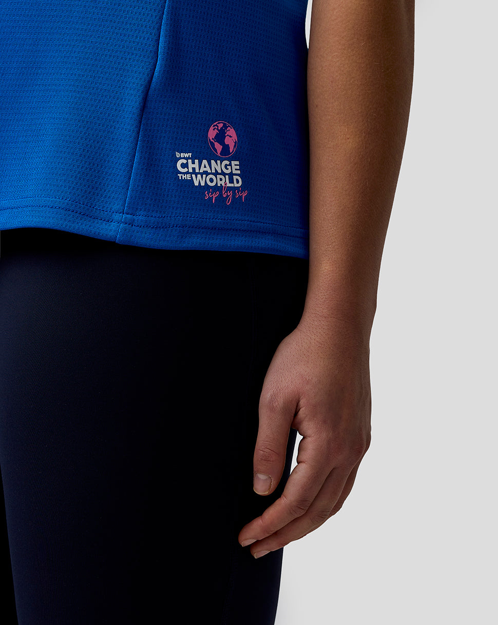 BWT Alpine Formula One Women's Official Personalised Polo - Lapis Blue