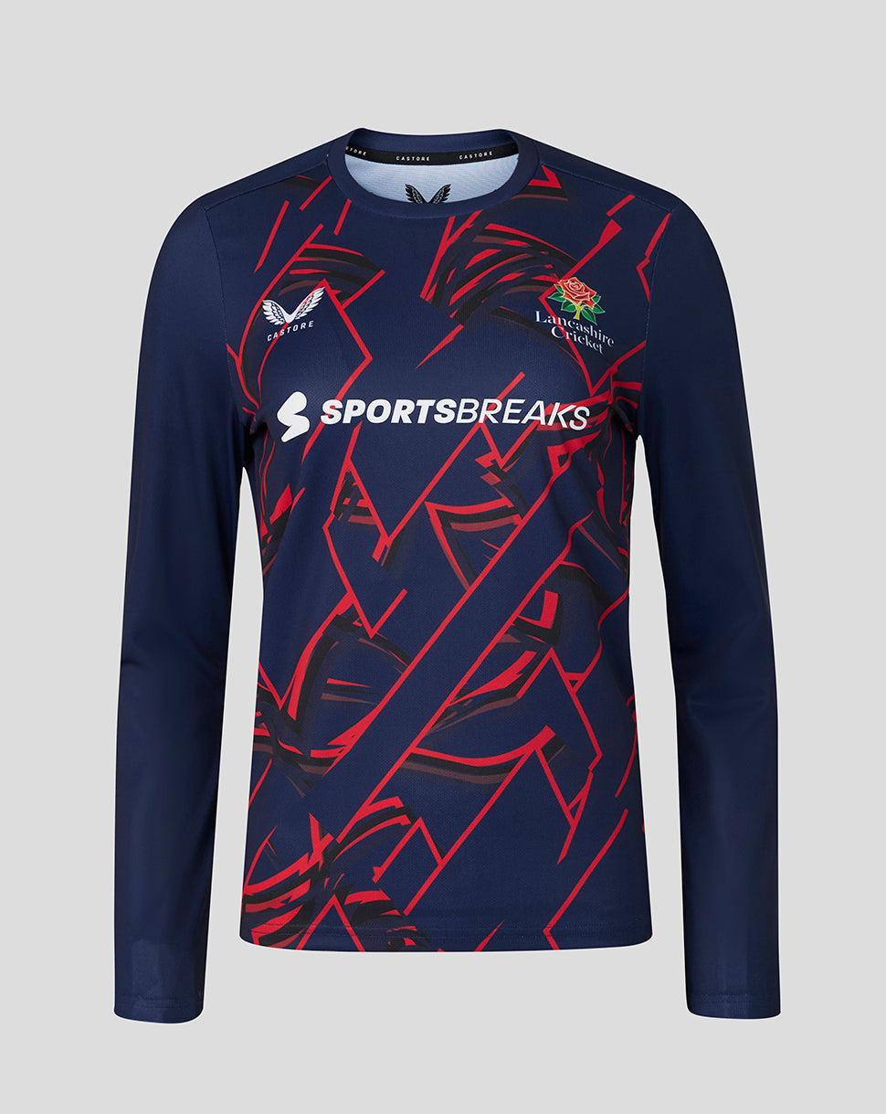 Lancashire Cricket Women's 26/27 Long Sleeve Performance T-Shirt - Peacoat - Peacoat