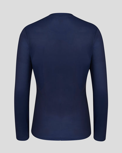 Lancashire Cricket Women's 26/27 Long Sleeve Performance T-Shirt - Peacoat