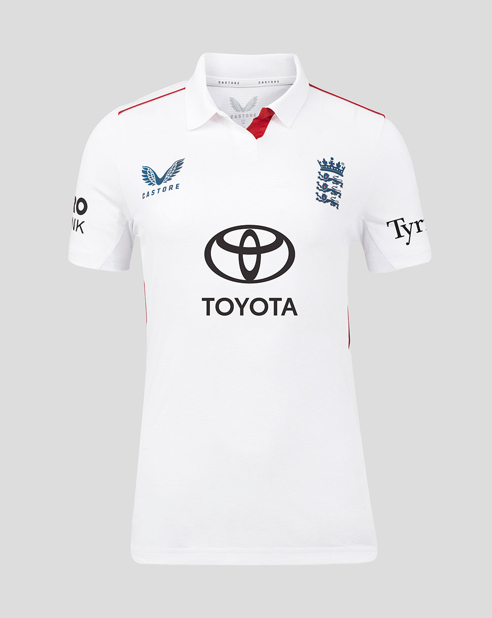 England Cricket Women's 26/27 Test Pro Short Sleeve Shirt
