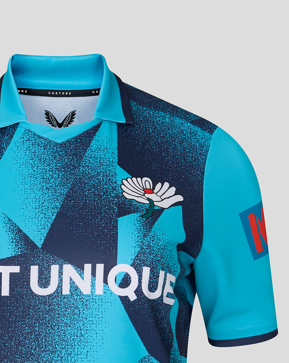Yorkshire Cricket Women's 26/27 ODI Short Sleeve Jersey - Aquarius