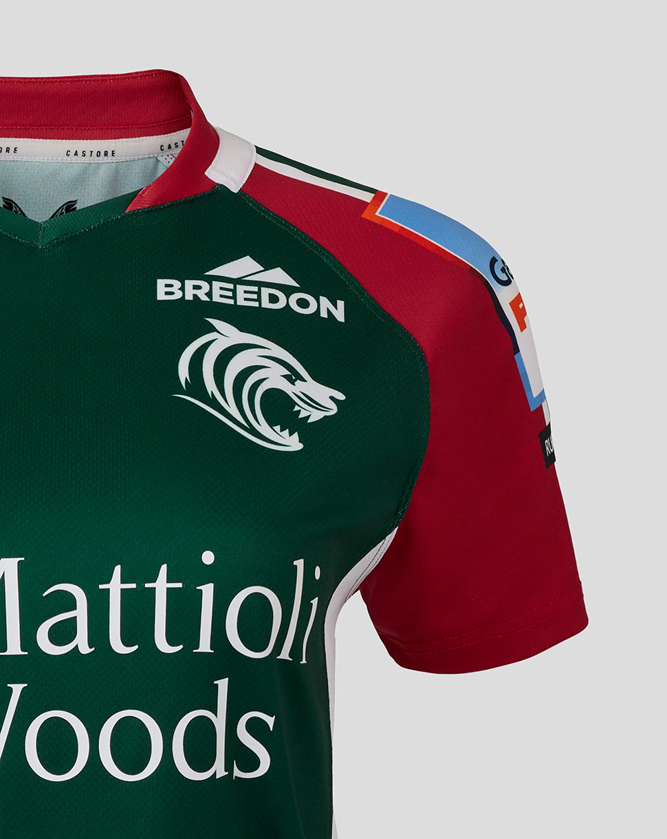 Leicester Tigers Women's 25/26 Replica Home Shirt - Dark Green