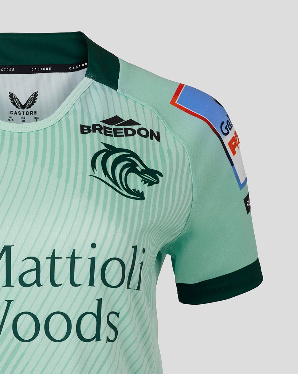 Leicester Tigers Women's 25/26 Replica Away Shirt - Green/Green