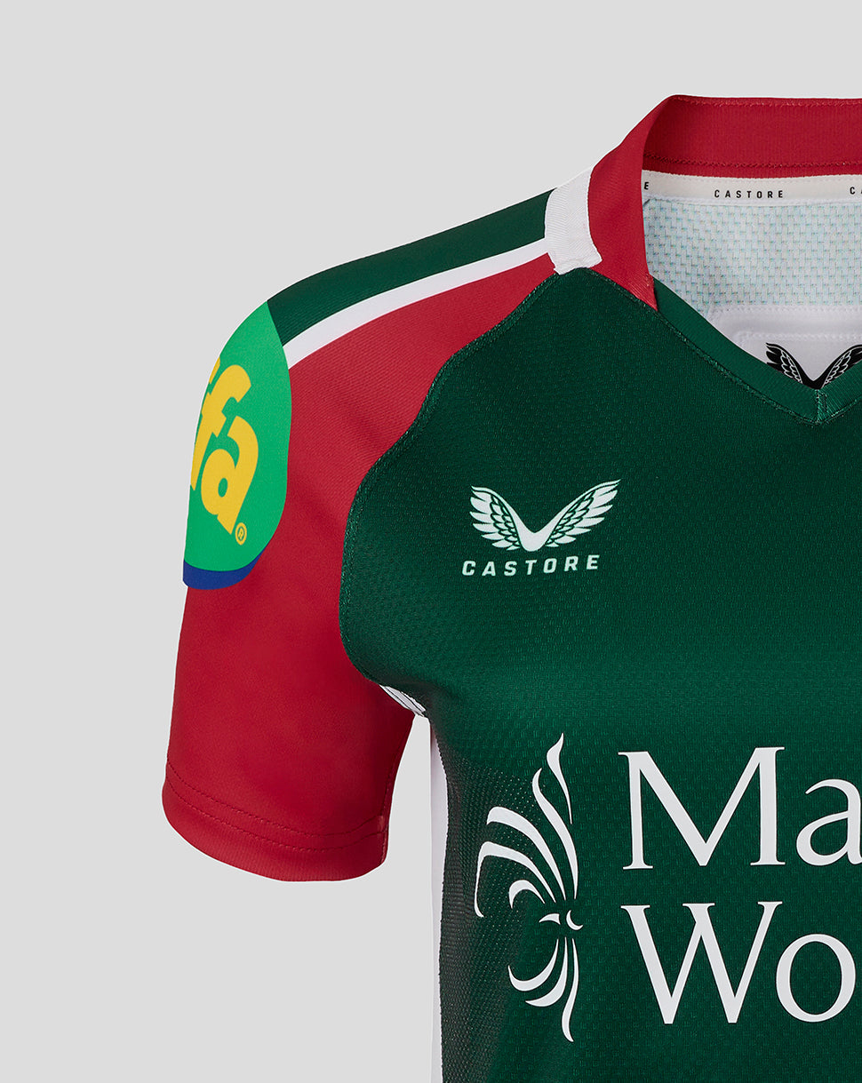 Leicester Tigers Women's 25/26 Pro Home Shirt - Dark Green