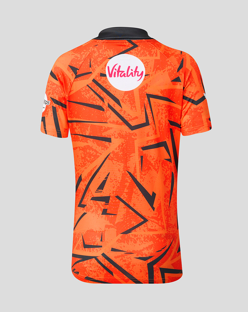 Womens Sunrisers Leeds The Hundred Short Sleeve Stretch Jersey Round Neck 2026