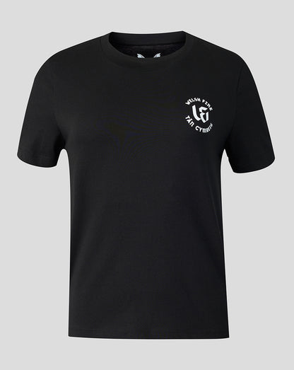 Women's Welsh Fire Fuel The Fire T-Shirt Black