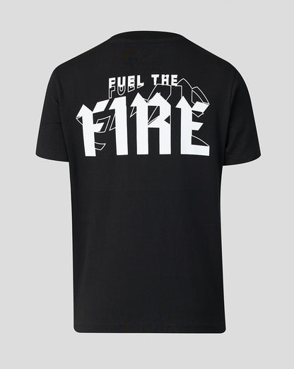 Women's Welsh Fire Fuel The Fire T-Shirt Black
