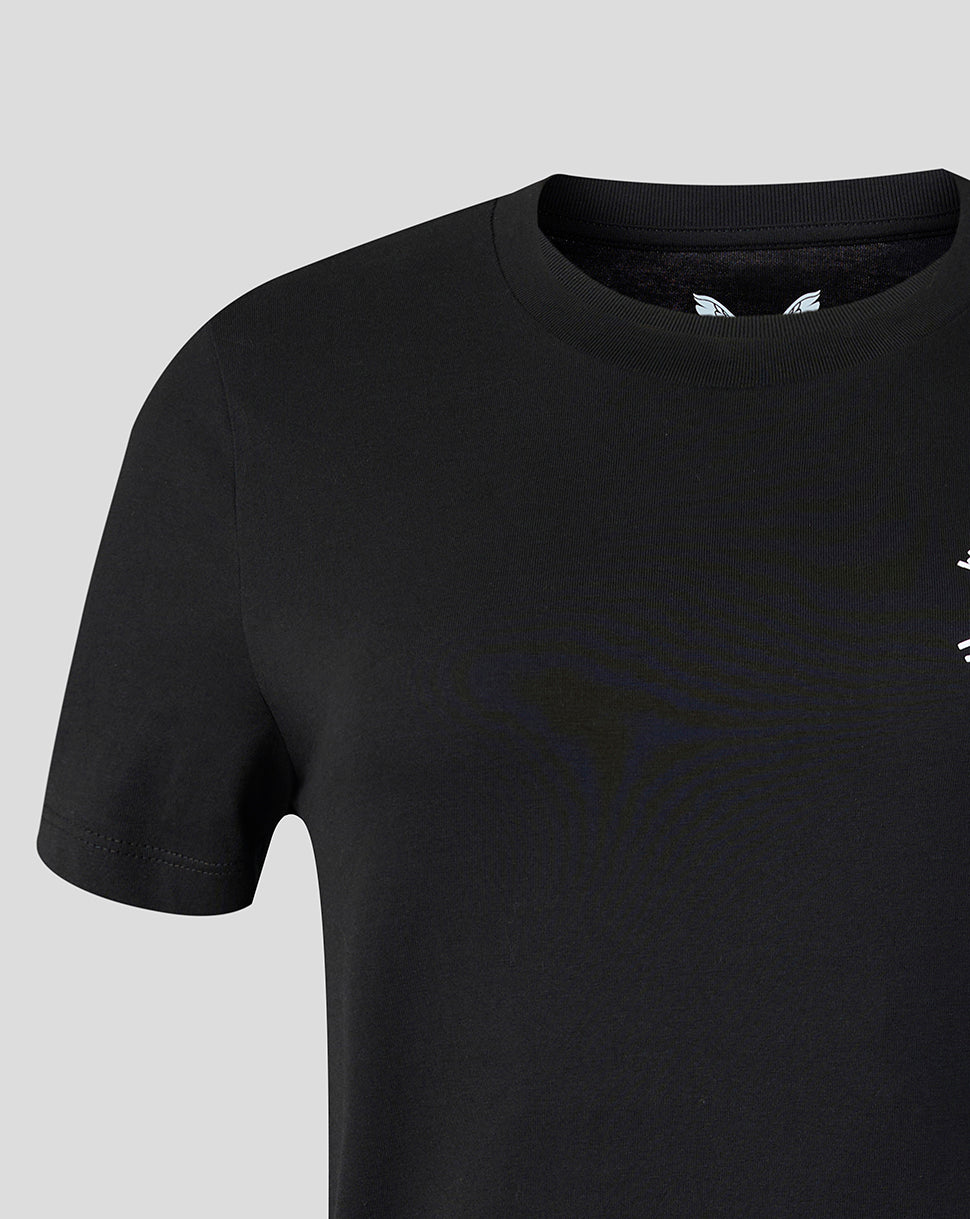 Women's Welsh Fire Fuel The Fire T-Shirt Black