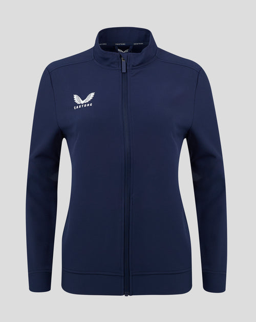Womens Track Jacket - Peacoat