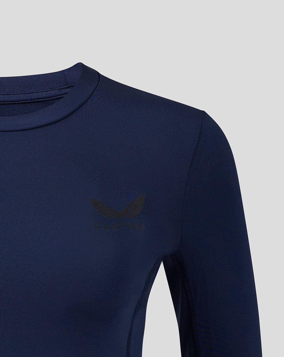 Womens Baselayer Long Sleeve Top - Peacoat