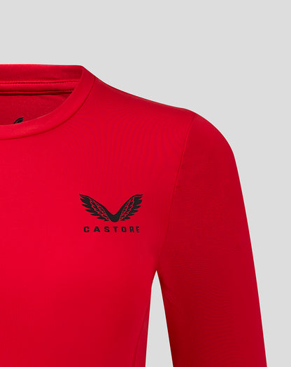 Womens Baselayer Long Sleeve Top - True Red