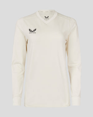 Womens Cricket Jumper - Cannoli Cream
