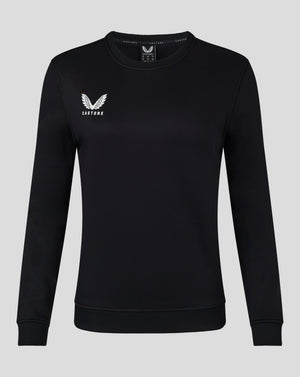 Womens Brushback Sweatshirt - Caviar