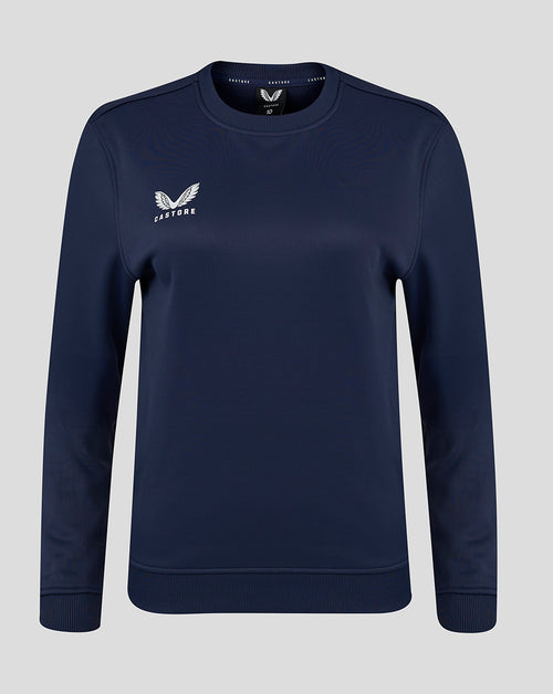 Womens Brushback Sweatshirt - Peacoat