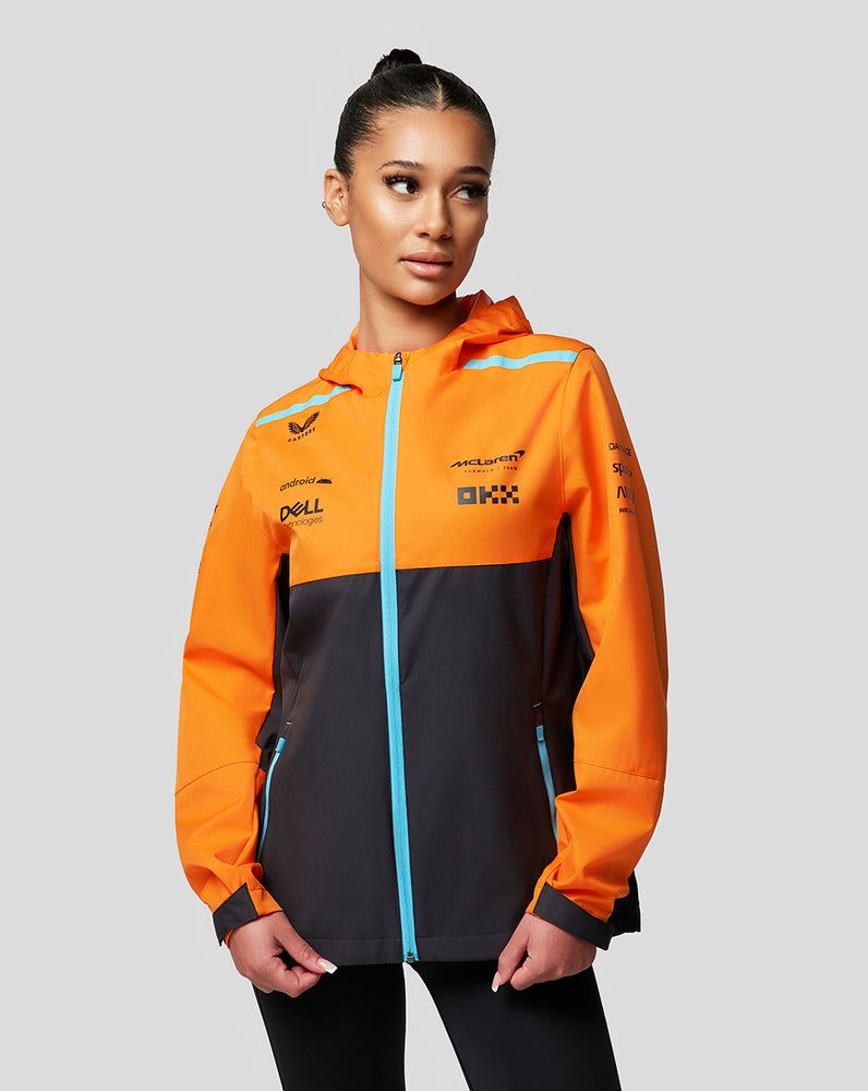 McLAREN WOMEN'S LIGHTWEIGHT RAIN JACKET - AUTUMN GLORY – Castore