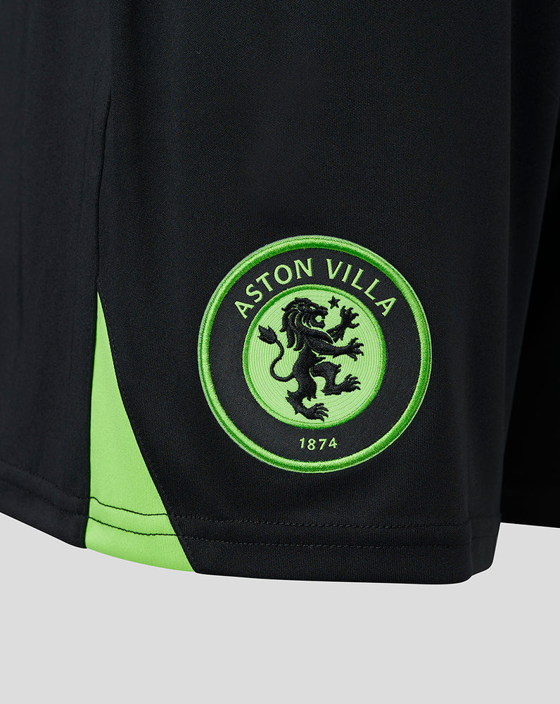 Aston Villa Women's Goalkeeper Home Shorts - Black