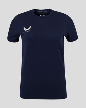 Womens Cotton Leisure Tee - Peacoat