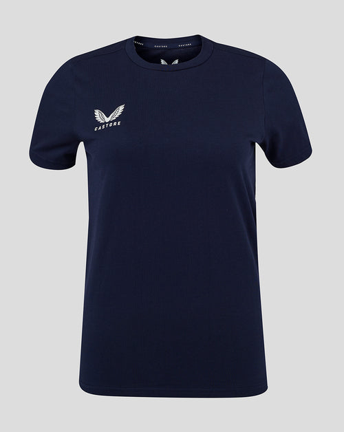 Womens Cotton Leisure Tee - Peacoat