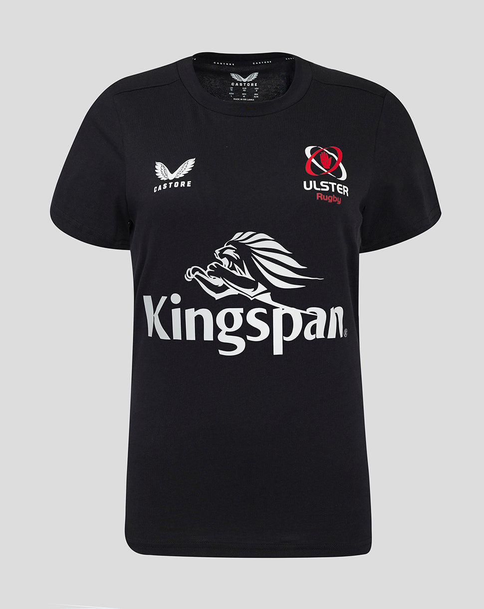 Ulster Womens 24/25 Training Tee - Black - Caviar