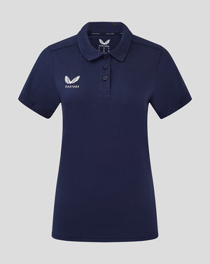Women's Cotton Leisure Polo - Peacoat