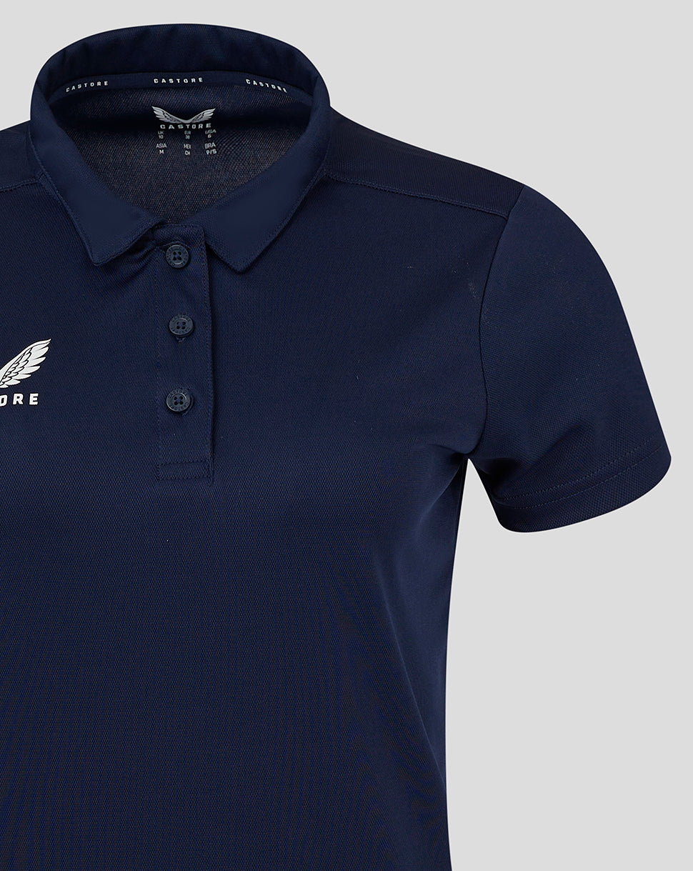 Womens Performance Polo - Peacoat