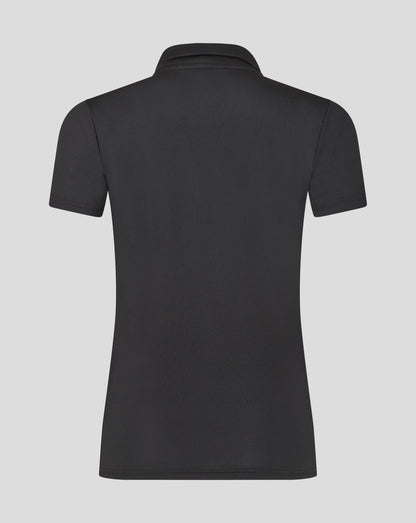 Leicester Tigers Women's 25/26 Short Sleeve Training Polo - Caviar