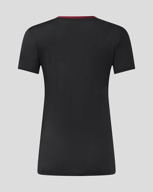 Womens Aston Villa FC Staff Training General Short - Caviar / Rhododendron