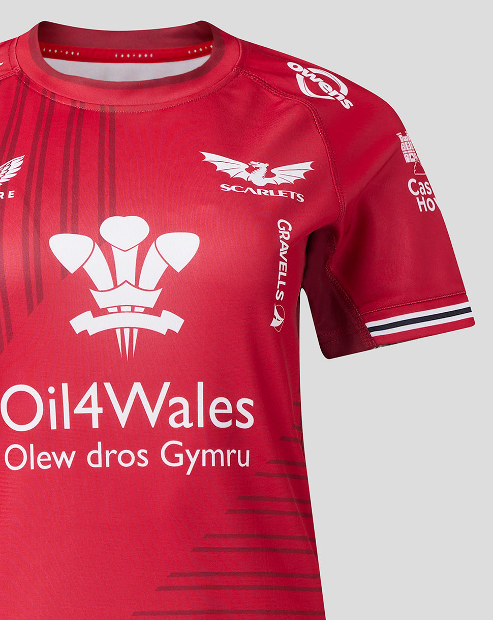 Scarlets Women's 23/24 Home Shirt - Red