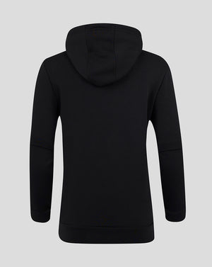 Womens Cotton Leisure Hoodie - Caviar