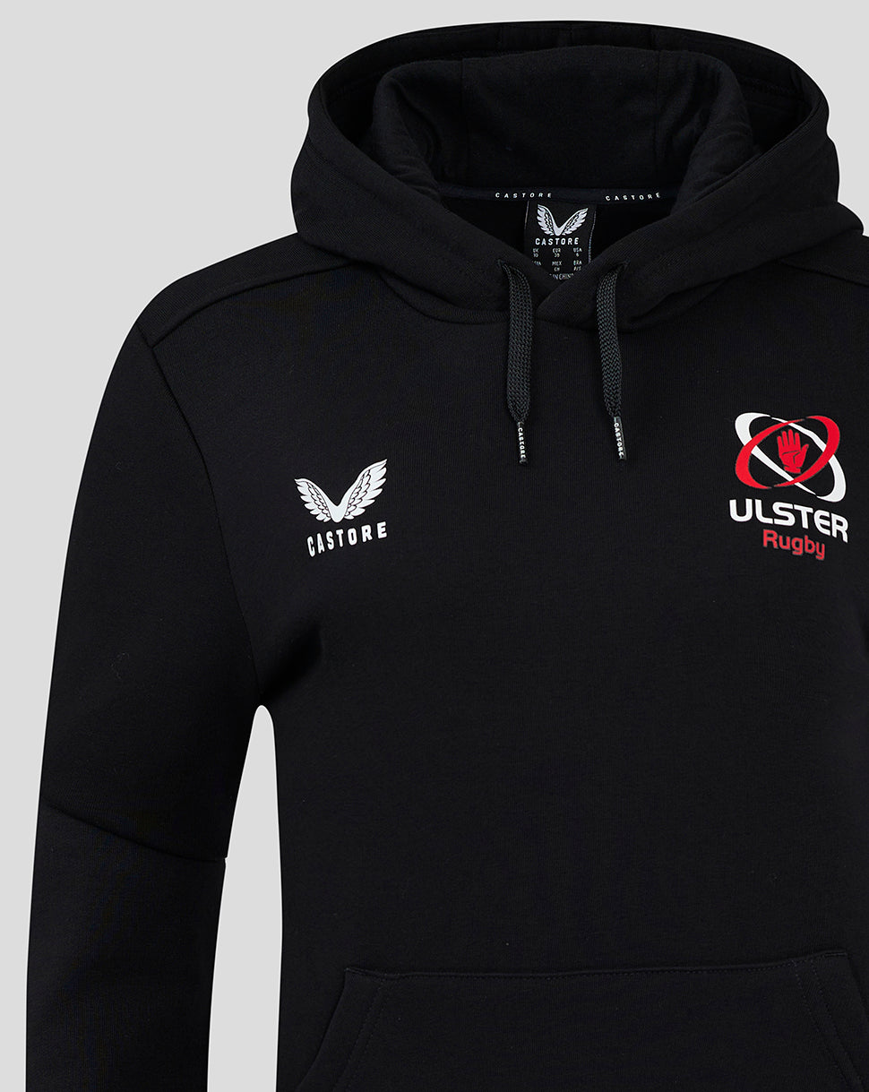 ULSter Womens 24/25 Cotton Rich Brushed Back Hoody - Caviar - Caviar