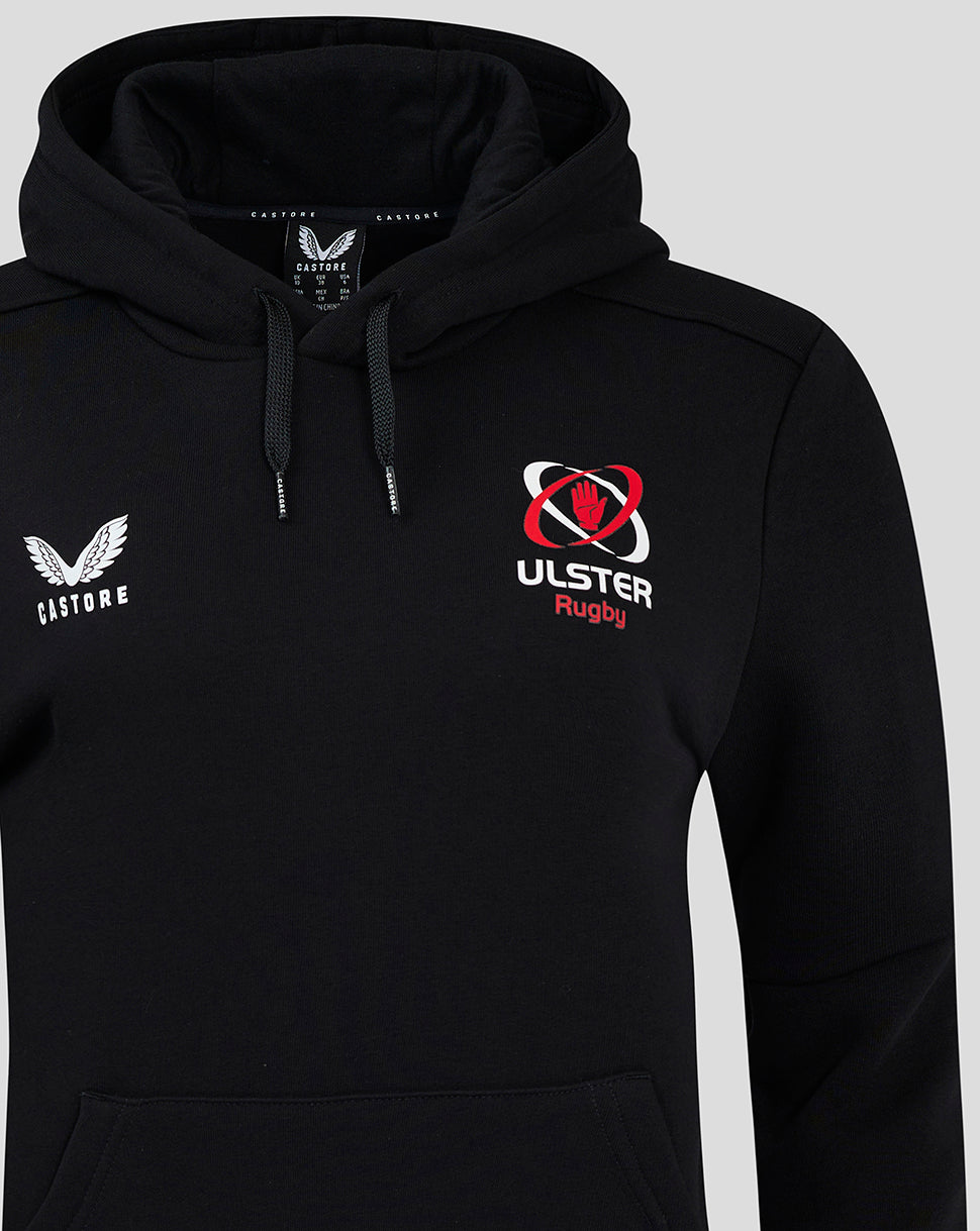 ULSter Womens 24/25 Cotton Rich Brushed Back Hoody - Caviar - Caviar