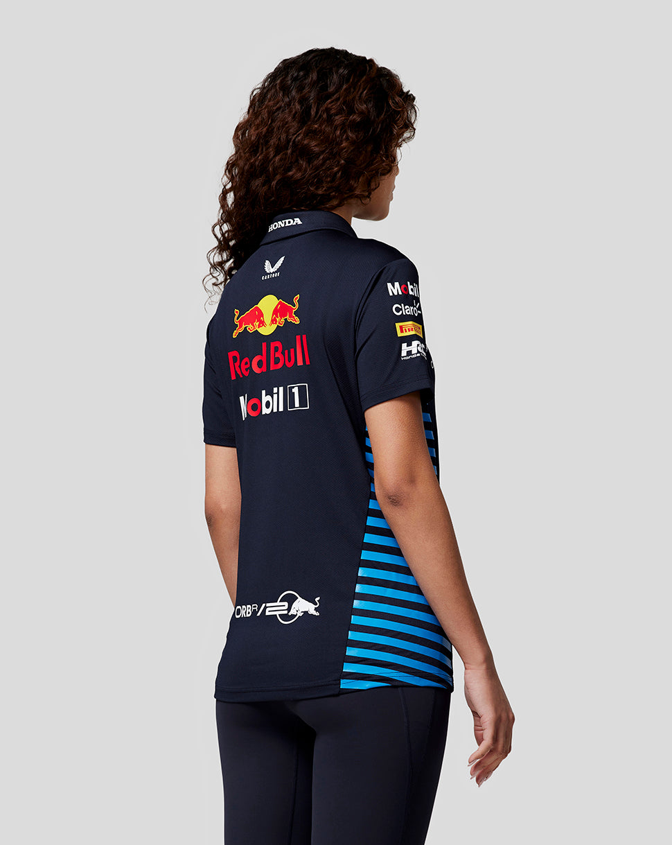 Oracle Red Bull Racing Women's Official Teamline Short Sleeve Polo Shirt - Night Sky - Night Sky