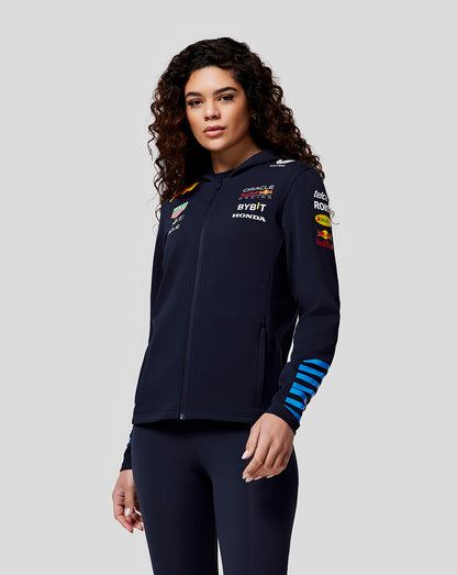 Oracle Red Bull Racing Women's Official Teamline Full Zip Hoodie - Night Sky