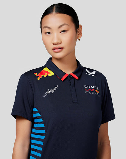 Oracle Red Bull Racing Women's Official Teamline Sergio "Checo" Perez Short Sleeve Polo Shirt - Night Sky