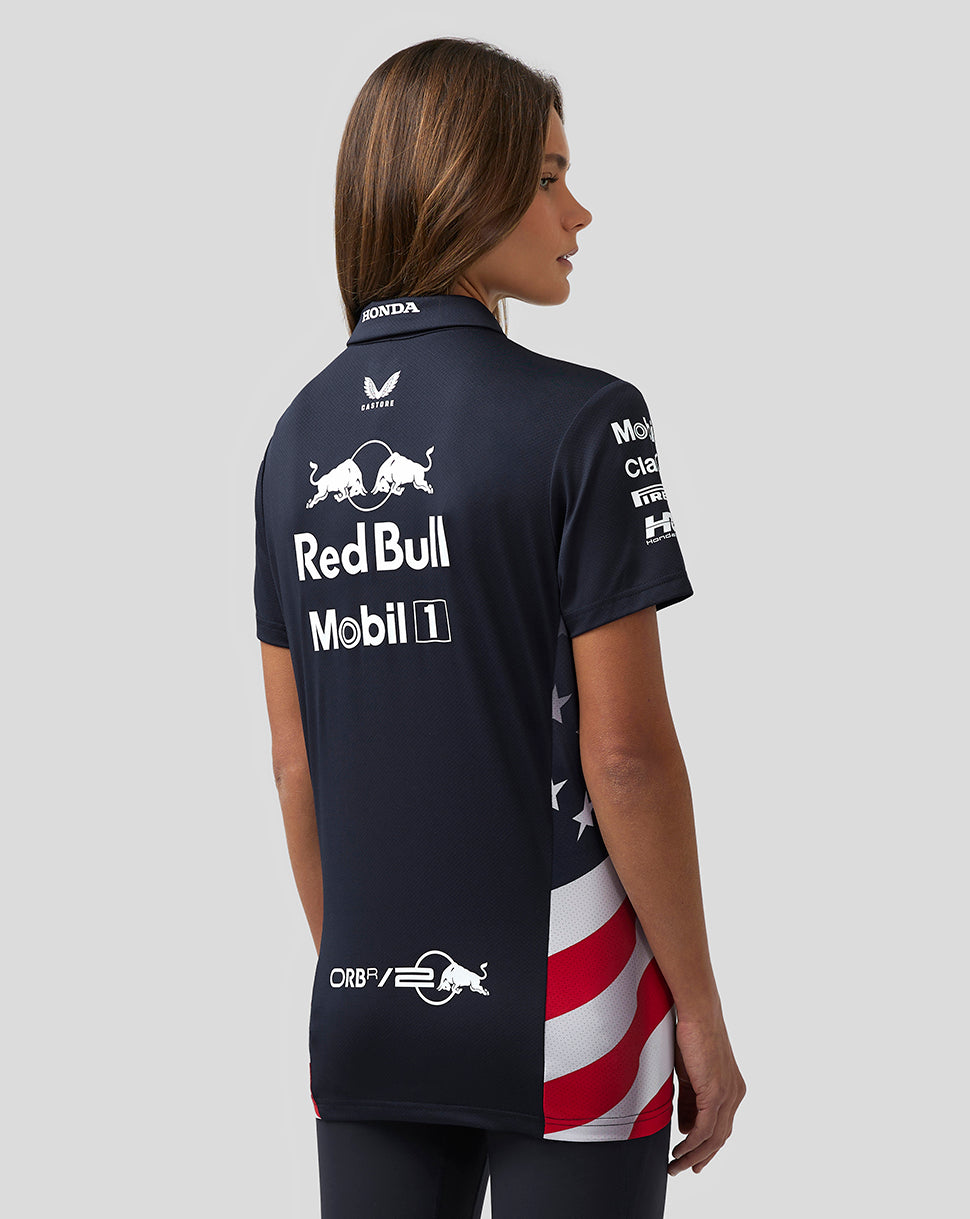 Oracle Red Bull Racing Women's Official Teamline America Race Team Polo - Night Sky - Night Sky