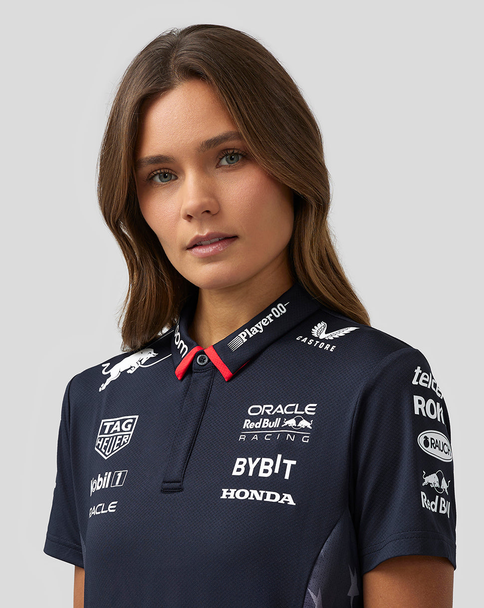 Oracle Red Bull Racing Women's Official Teamline America Race Team Polo - Night Sky